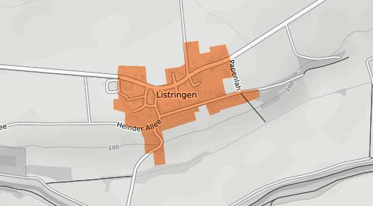 Mietspiegelkarte Bad Salzdetfurth Listringen